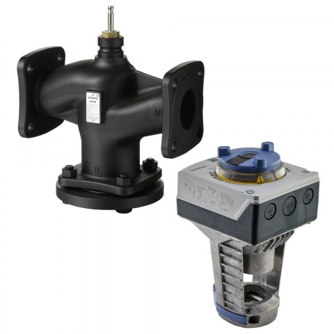 Комплект RU5:VA_319.00_25 Клапан VVF40.25-10 + Привод SAX319.00 цена, купить